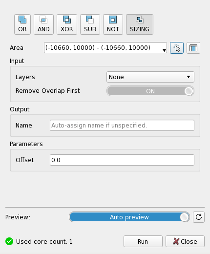 Screen Boolean Operation Dialog SUB
