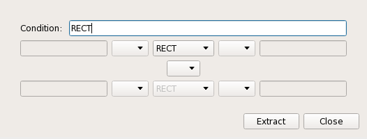 Screen Extract Dialog