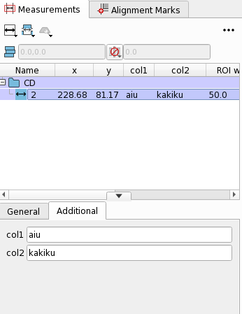 Measurement Load Additional Columns