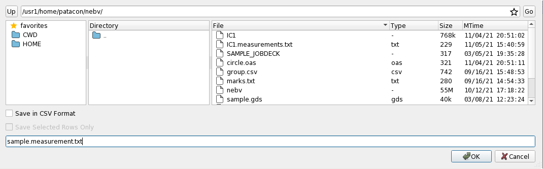 Save Measure Points as