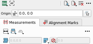 Measurement Panel Toolbar