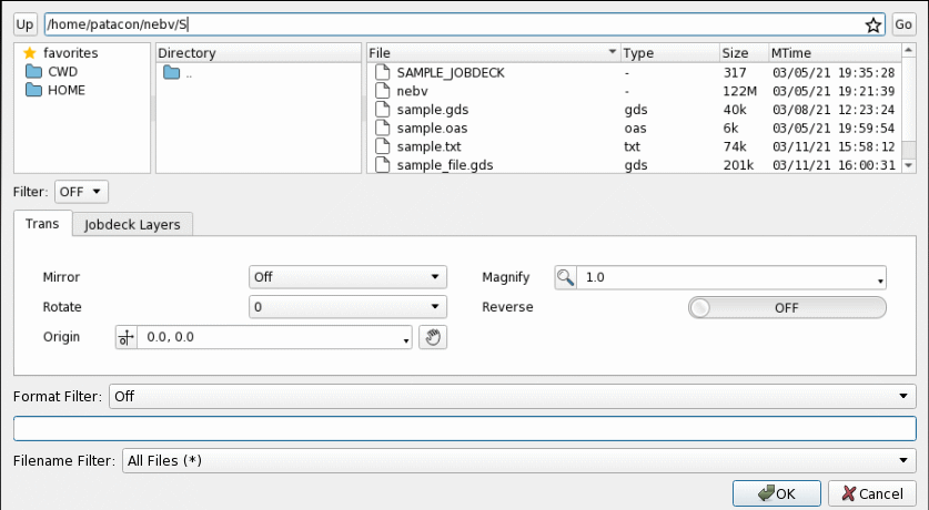Open File Dialog