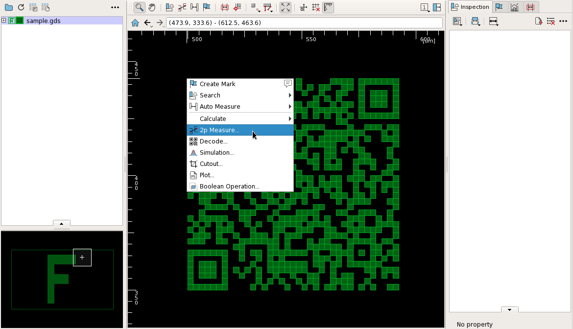 Screen R Click Menu 2p Measure
