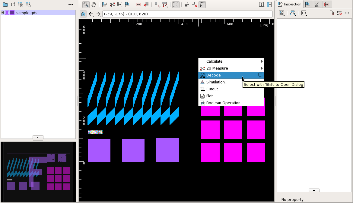 Screen R Drag Menu Decode