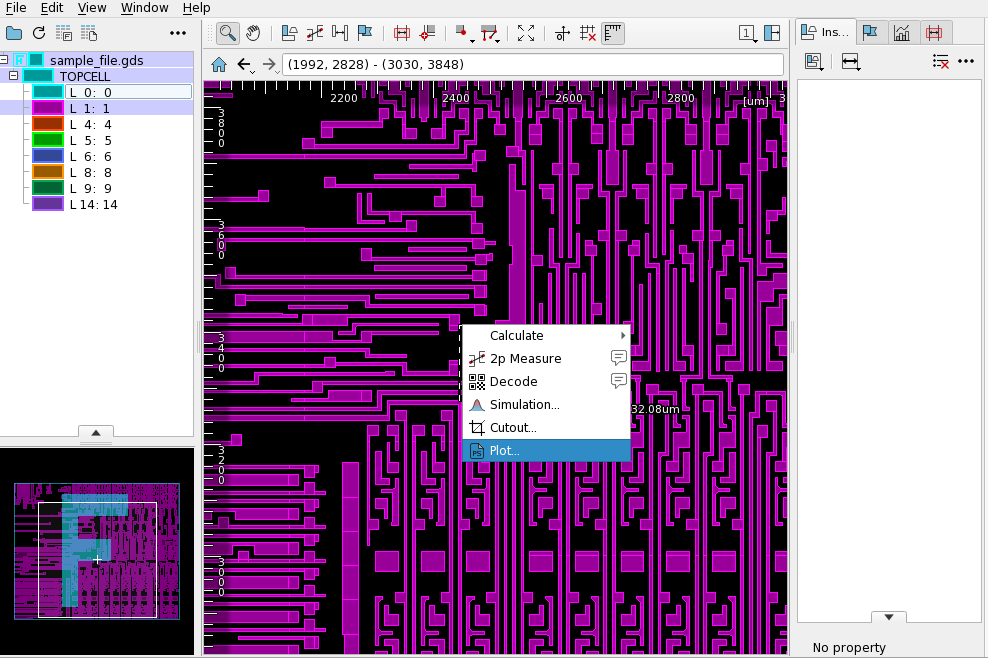 Screen R Drag Menu Plot